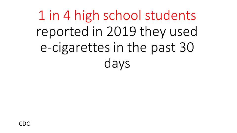 High School ecig