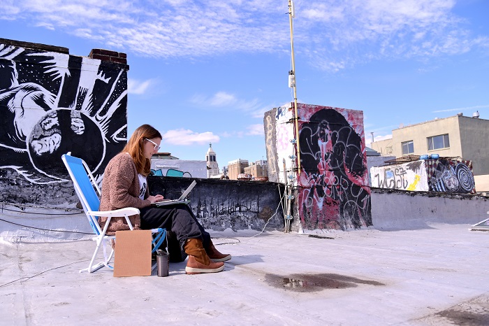 New York City School Teacher Teaches Remote Lesson To Her Class Online