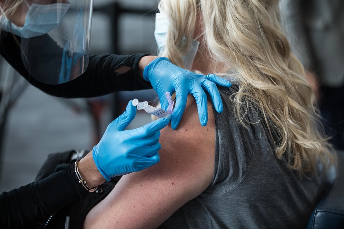 Gillette Stadium In Massachusetts Opens As Mass Vaccination Site
