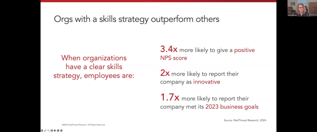 HR Tech Online presentation on skills strategy
