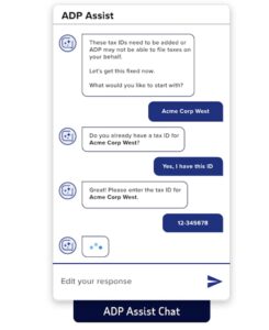 screenshot of ADP assist; U.S. states introduce dozens of AI-related bills